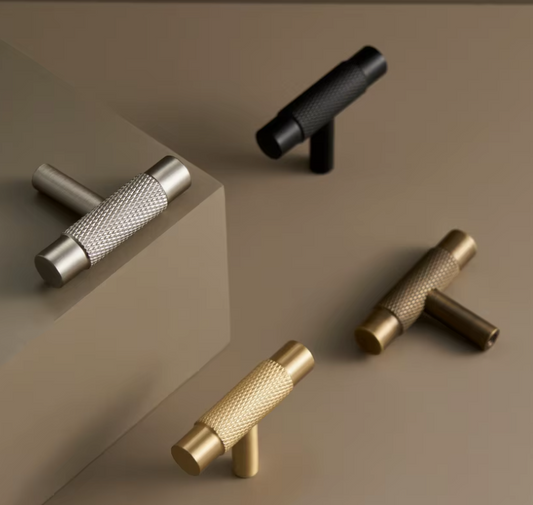 MAVERICK Meubelknop Knurled - Ronde & T-model