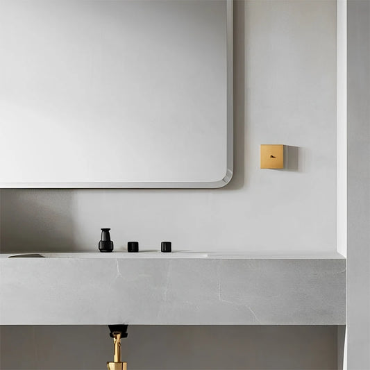 Retro collectie Satin messing schakelmateriaal