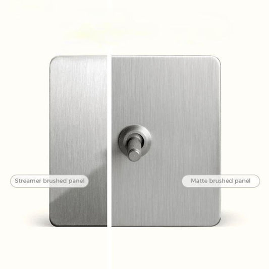 exclusieve mat nikkel inbouw lichtschakelaar