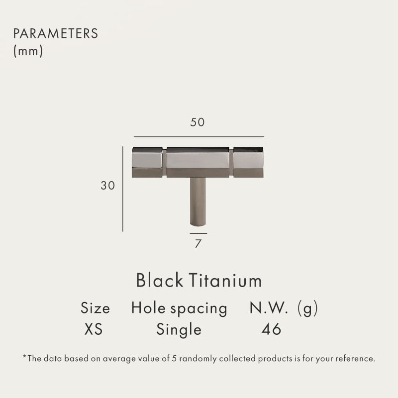 FAVUS meubelknop 6-hoek