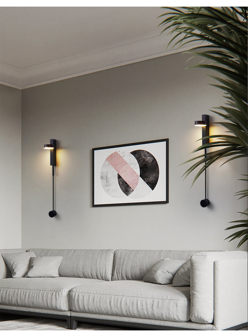 Modern dimbaar Bed leeslampje