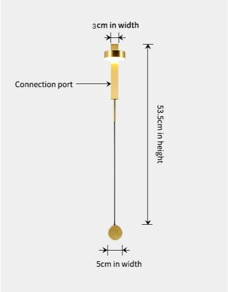 Modern dimbaar Bed leeslampje