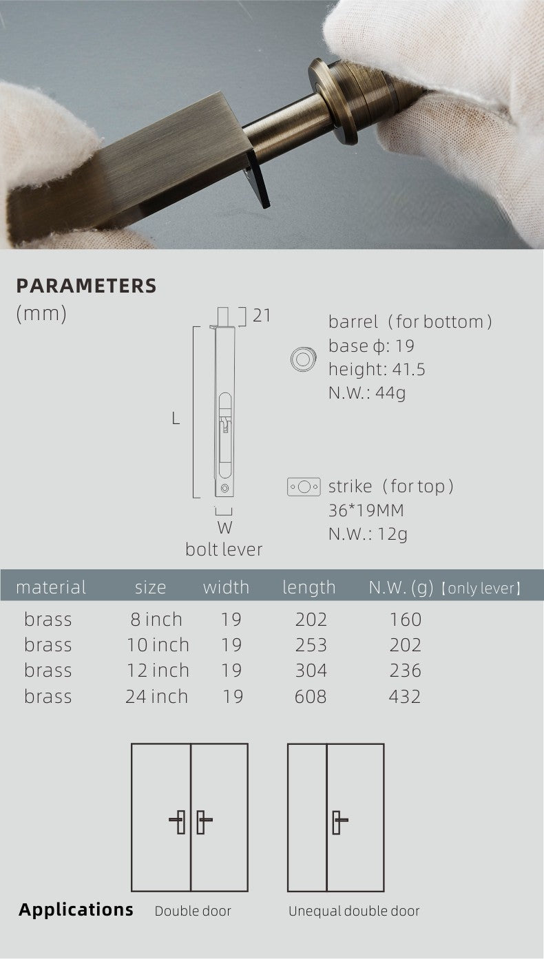 Messing KANTSCHUIF