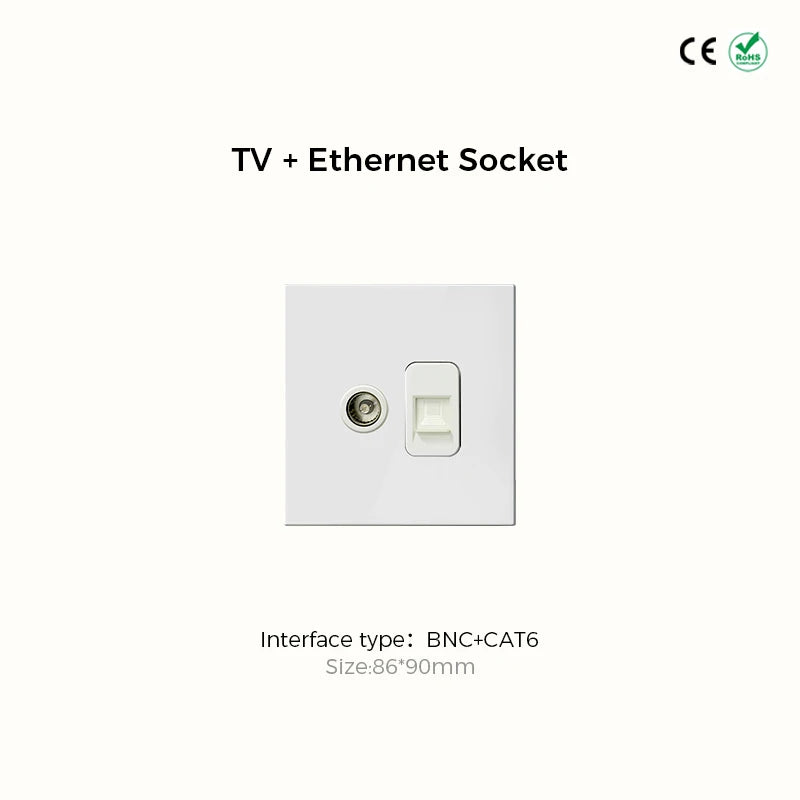 Mat Wit Retro Schakelmateriaal - Luxe Design