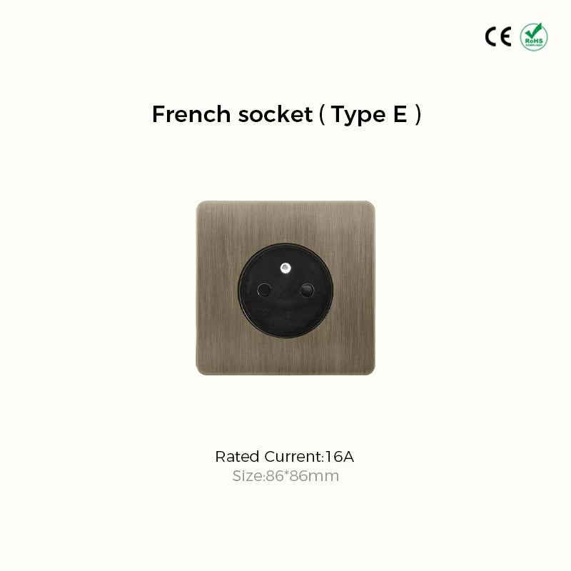 Vintage Brons Schakelmateriaal