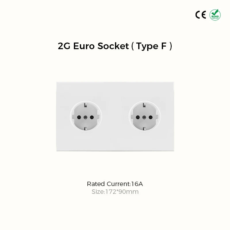 Mat Wit Retro Schakelmateriaal - Luxe Design