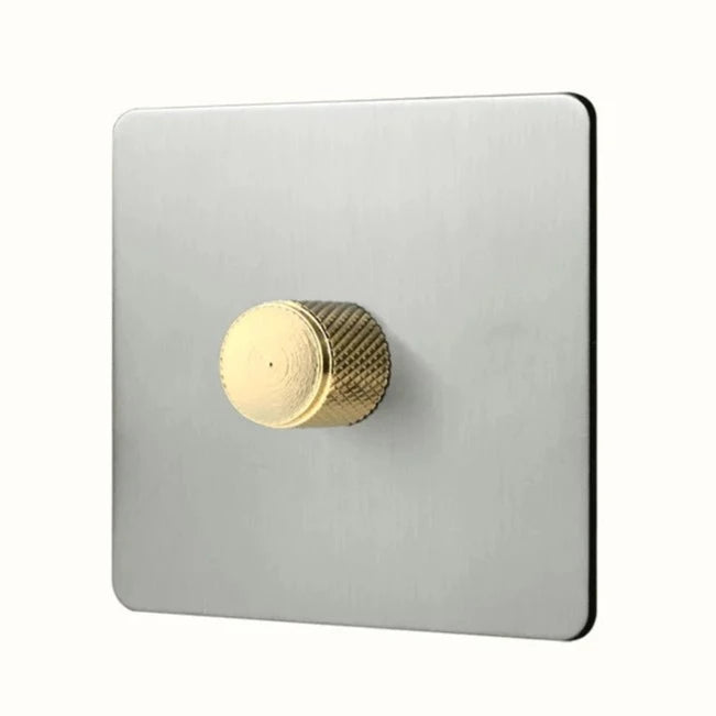 exclusieve mat nikkel inbouw licht dimmer