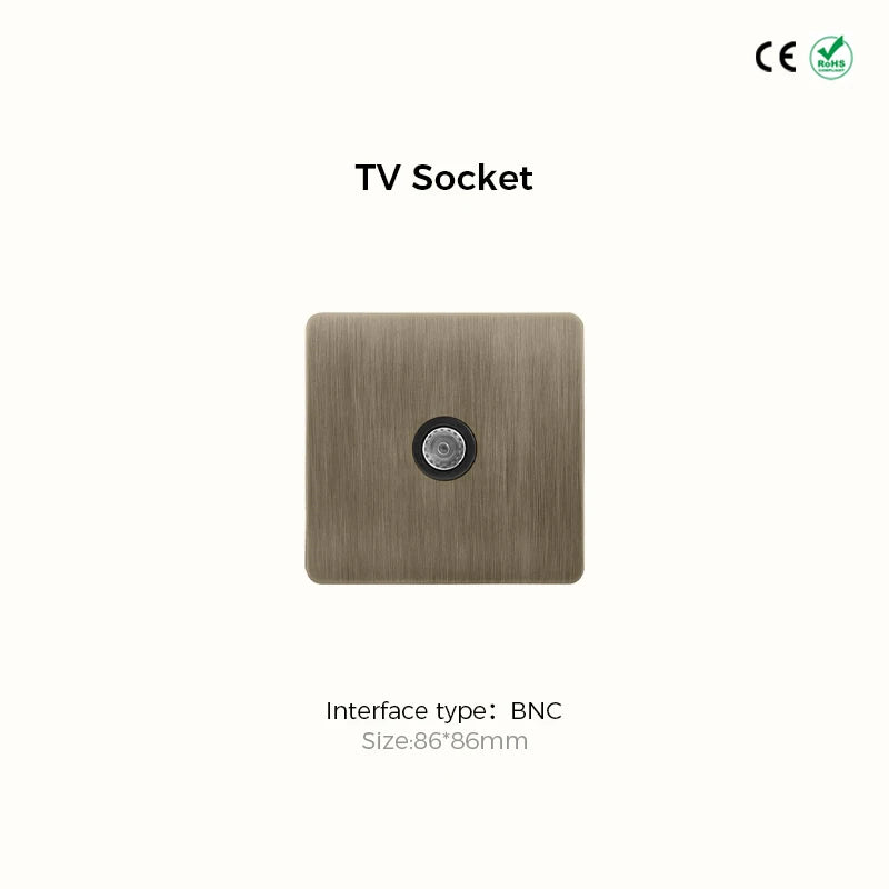 Vintage Brons Schakelmateriaal