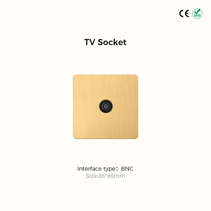 Classic toggle collectie satin messing schakelmateriaal