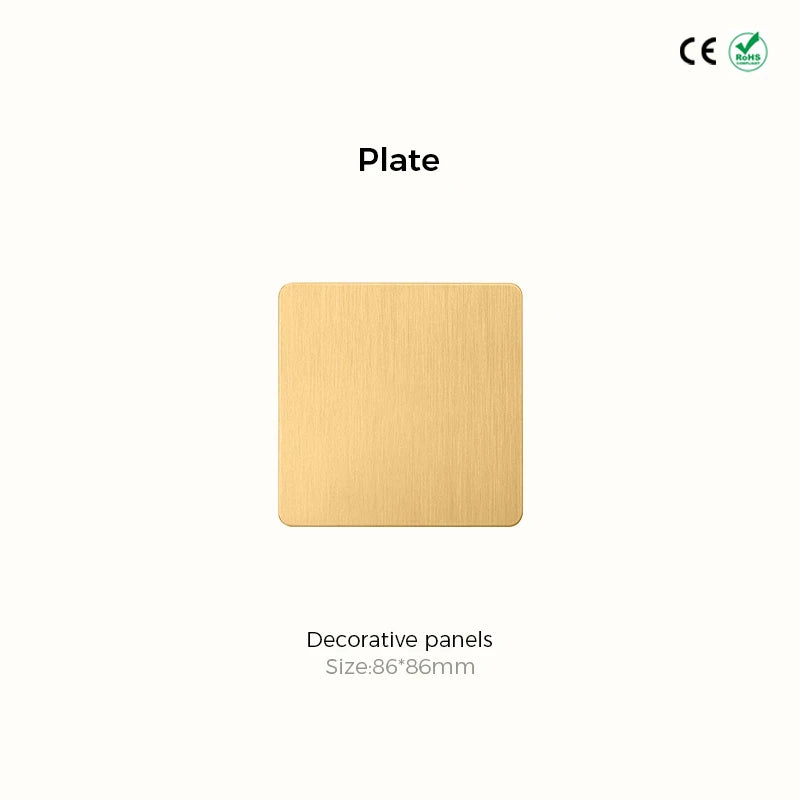 Classic toggle collectie satin messing schakelmateriaal