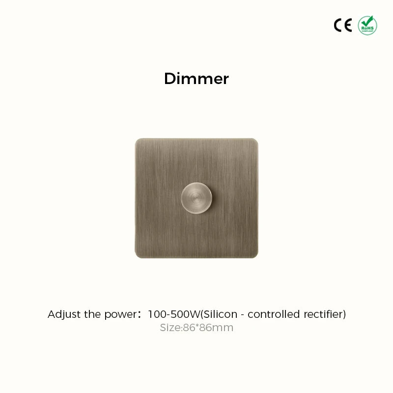 Vintage Brons Schakelmateriaal