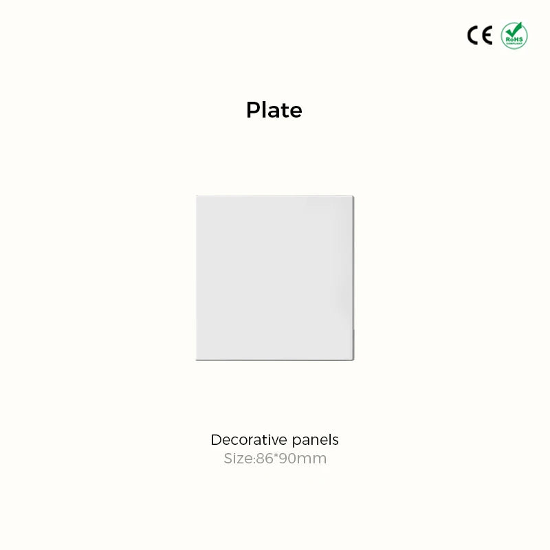 Mat Wit Retro Schakelmateriaal - Luxe Design