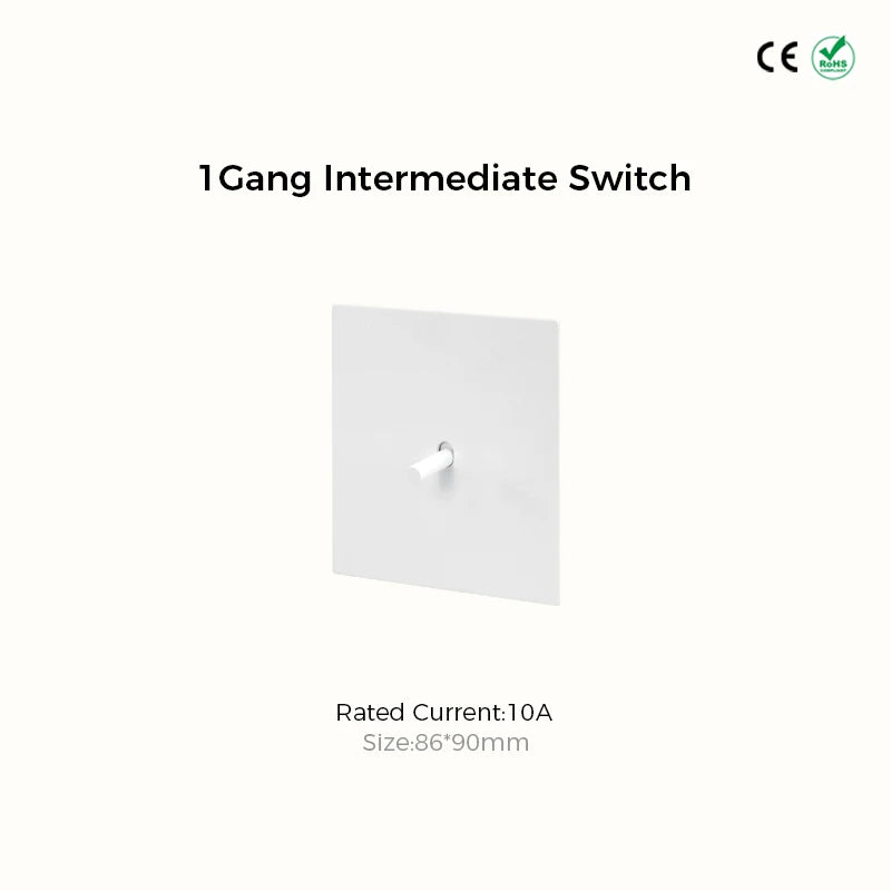 Mat Wit Retro Schakelmateriaal - Luxe Design