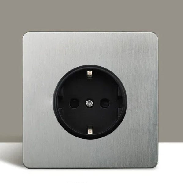 Mat Nikkel Schakelmateriaal - Luxe Modern Design voor Professionals