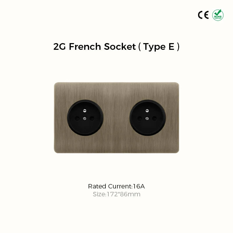 Vintage Brons Schakelmateriaal