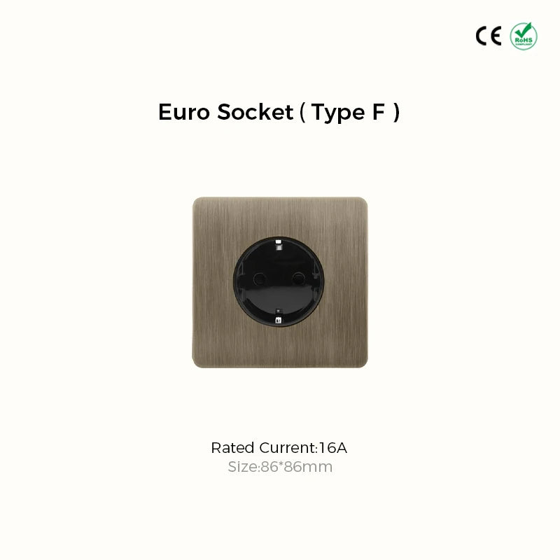 Vintage Brons Schakelmateriaal