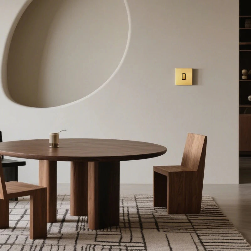 Classic rocker collectie satin messing schakelmateriaal