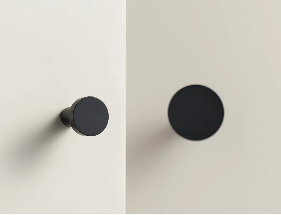DISK Ronde Meubelknop Plat - Massief Messing | Minimalistisch Design