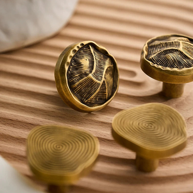 Meubelknop Pintaderas — Antiek Messing | 30mm
