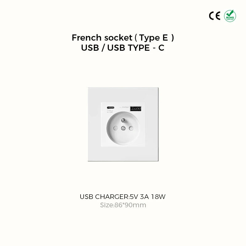 Mat Wit Retro Schakelmateriaal - Luxe Design