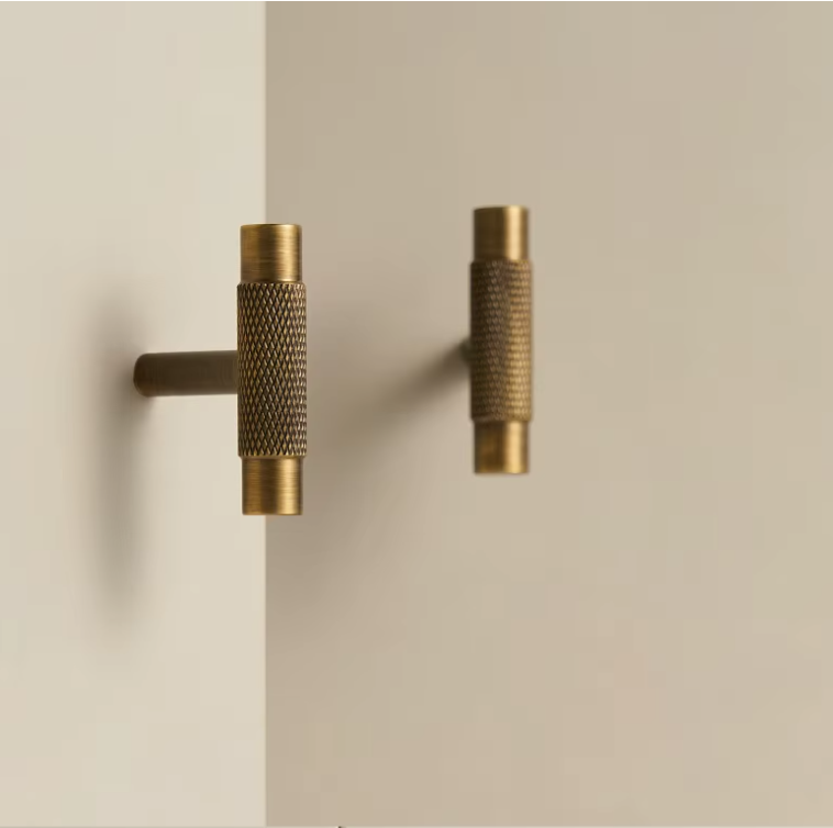 MAVERICK Meubelknop Knurled - Ronde & T-model