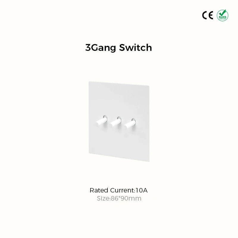 Mat Wit Retro Schakelmateriaal - Luxe Design