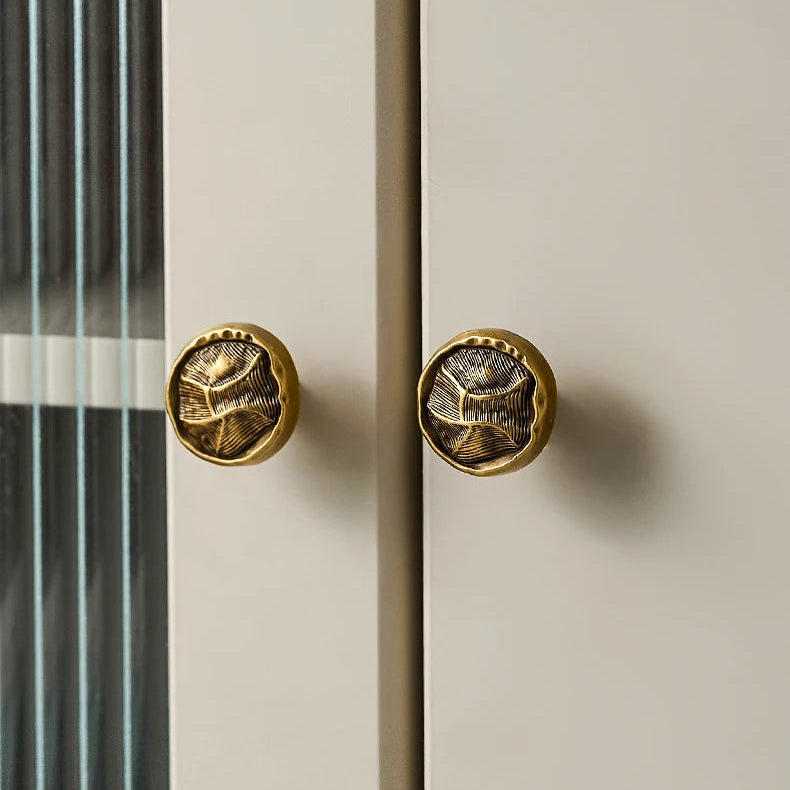 Meubelknop Pintaderas — Antiek Messing | 30mm