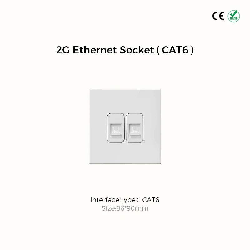 Mat Wit Retro Schakelmateriaal - Luxe Design