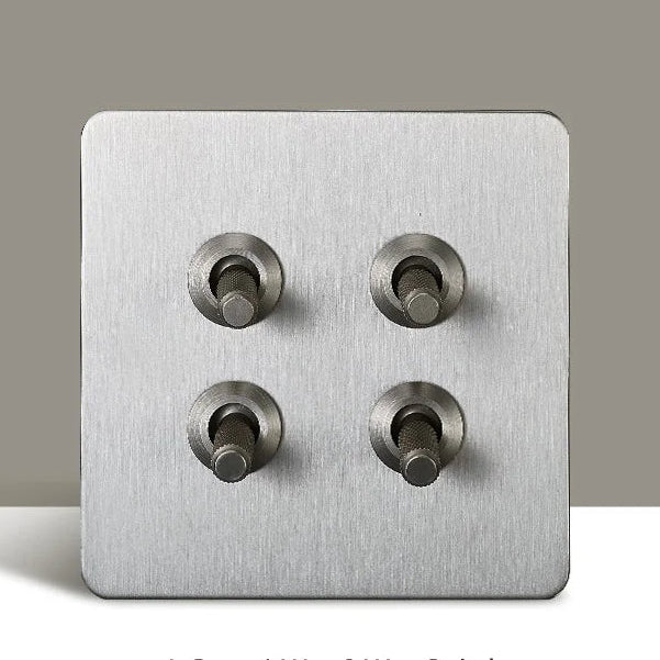 Mat Nikkel Schakelmateriaal - Luxe Modern Design voor Professionals