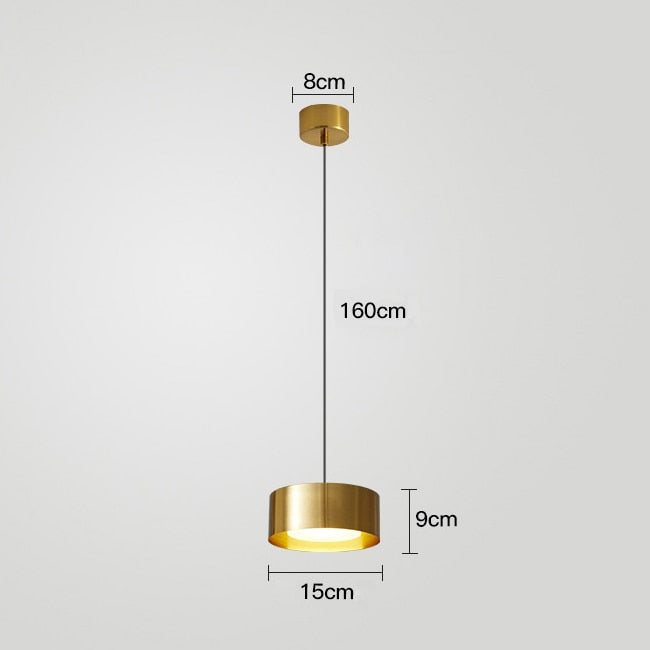 Minimalistische moderne hanglamp