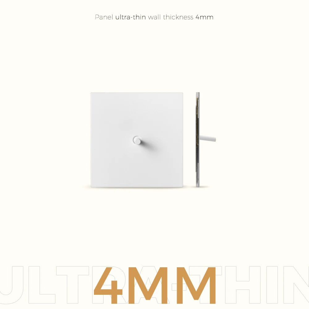 Mat Wit Retro Schakelmateriaal - Luxe Design