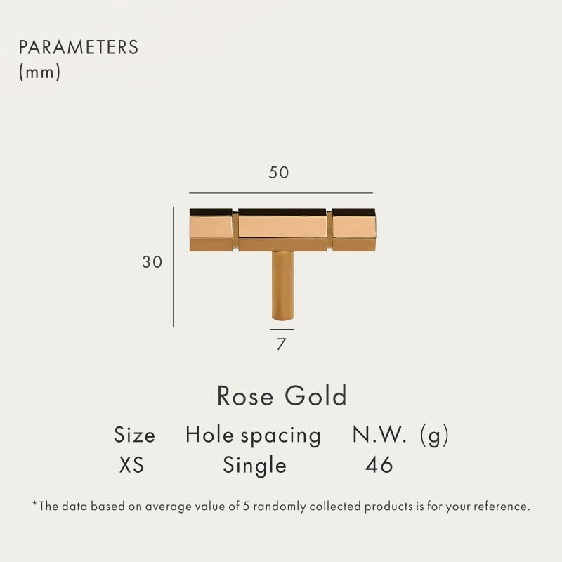 FAVUS meubelknop 6-hoek