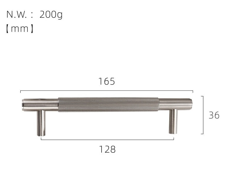 LINEA meubelgreep linear mat nikkel